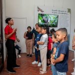 Visita de Ninos de Oncohematologia al Museo Trampolin 3