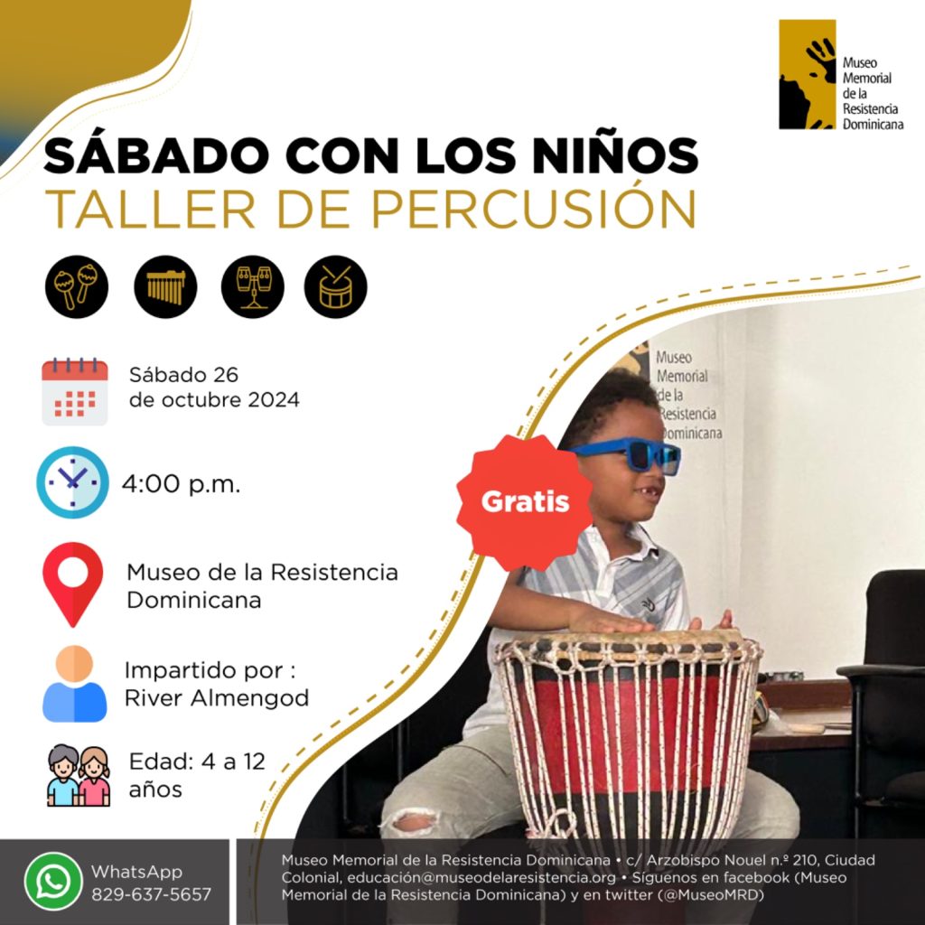 Taller de Percusion Sabado con los ninos 1