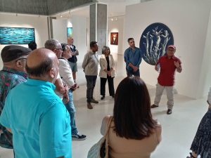 Visita guiada por el artista Jose Garcia Cordero en el Museo de Arte Moderno 4