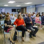 Vista de asistentes a la conferencia El Palacio de Diego Colon Casa Fuerte o Casa Morada