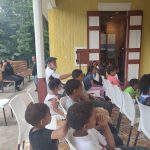 Visita del Centro Educativo Los Rieles de Gurabo al Centro Cultural y Museo Horacio Vásquez 5 Inicio de Nuevo Ciclo de Cine Infantil en Museo Horacio Vasquez