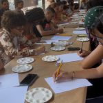 Taller de boceto y pintura en la Noche Larga de Museos en el MAR 2