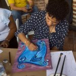 Taller de boceto y pintura en la Noche Larga de Museos en el MAR 3