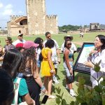 Visita de estudiantes de New York al Museo de la Fortaleza de Santo Domingo 2
