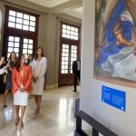 Vicepresidenta Raquel Pena recibe a la Embajadora de EE. UU. Leah Campos en el Monumento a los Heroes de la Restauracion 4