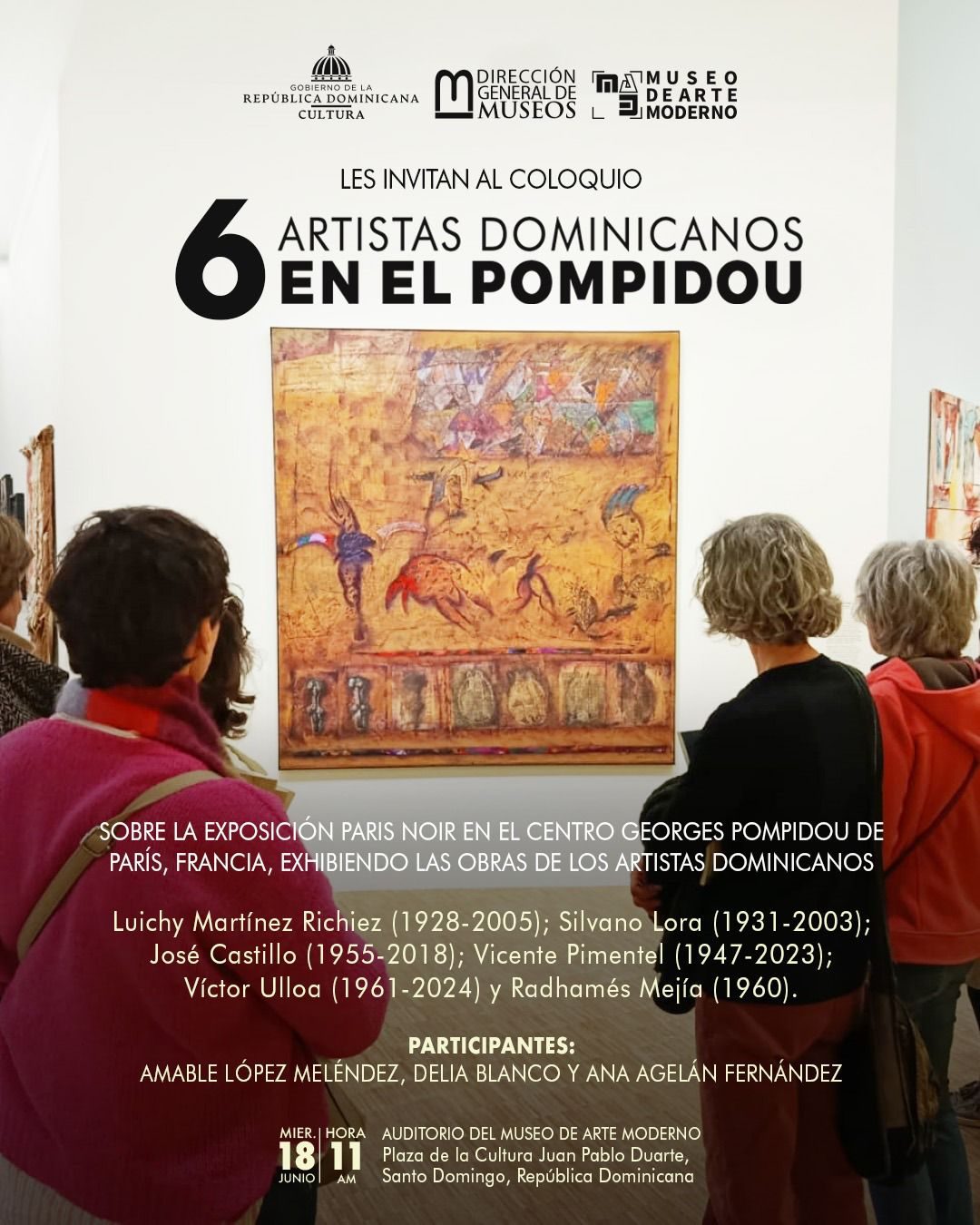 6 Artistas Dominicanos en el Pompidou